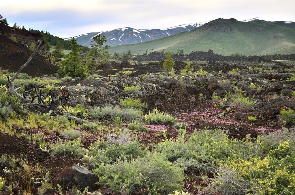 Craters of the Moon and Ancient Lava Fields, Idaho: A Frozen Sea of Fire (mypubliclands, Flickr, CC BY 2.0)