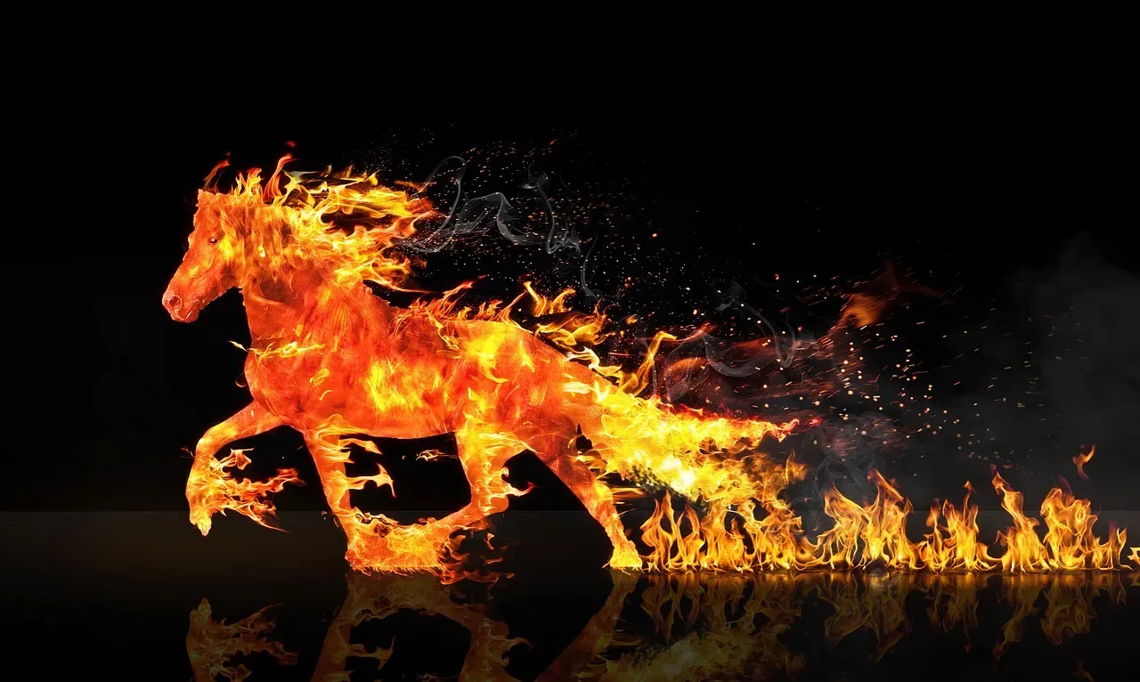 Navigating The Fire Horse's Intensity (Image Credits: Pixabay)