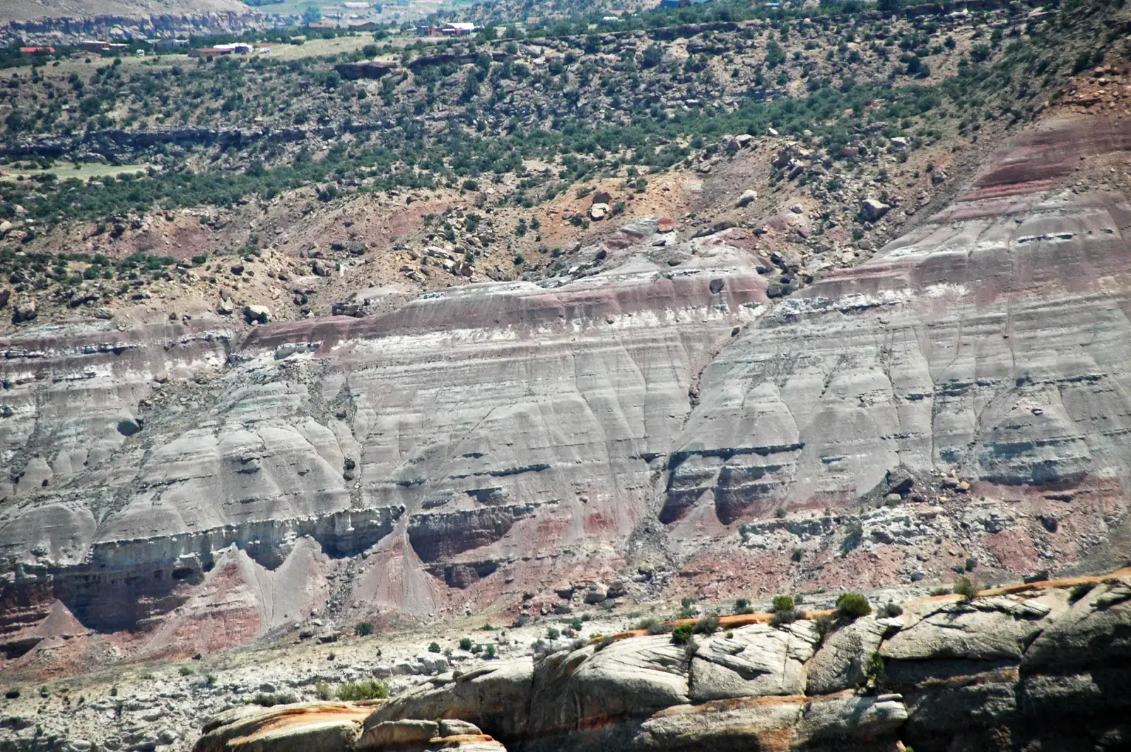The Morrison Formation, Western United States (Morrison Formation (Upper Jurassic; No Thoroughfare Canyon, Colorado National Monument, Colorado, USA) 3, CC BY 2.0)