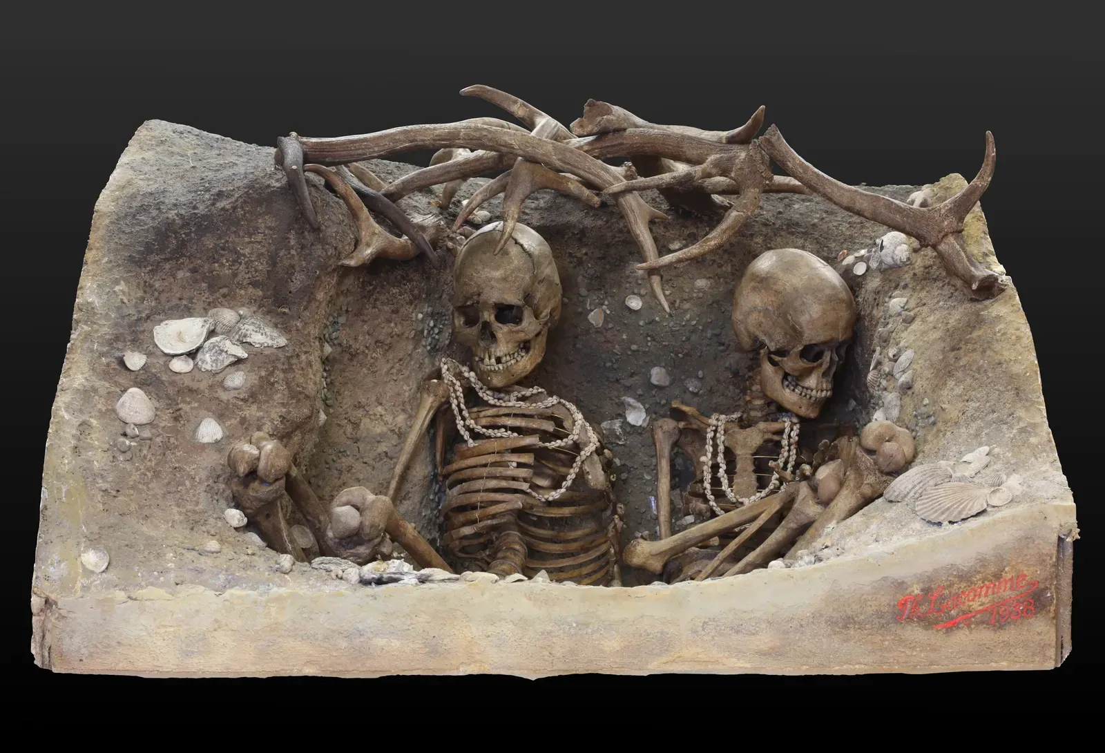 Families in the sand: emotional stories written in bone (By Rama, commissioned by Wikimédia France, CC BY-SA 2.0 fr)