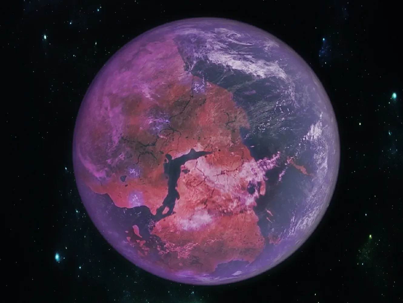 How a purple Earth changes the search for alien life (By Baperookamo, CC BY-SA 4.0)