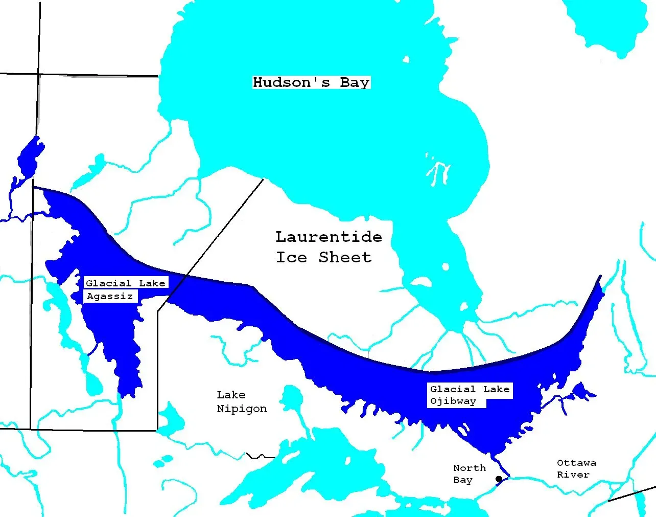 Lake Agassiz: The Colossus That Dwarfed All Modern Lakes (Image Credits: Wikimedia)