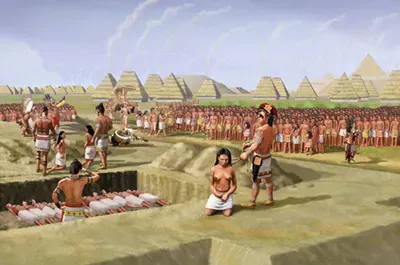 7. Life in Cahokia Included Inequality, Ritual, and Sometimes Violence (By Heironymous Rowe, CC BY-SA 3.0)