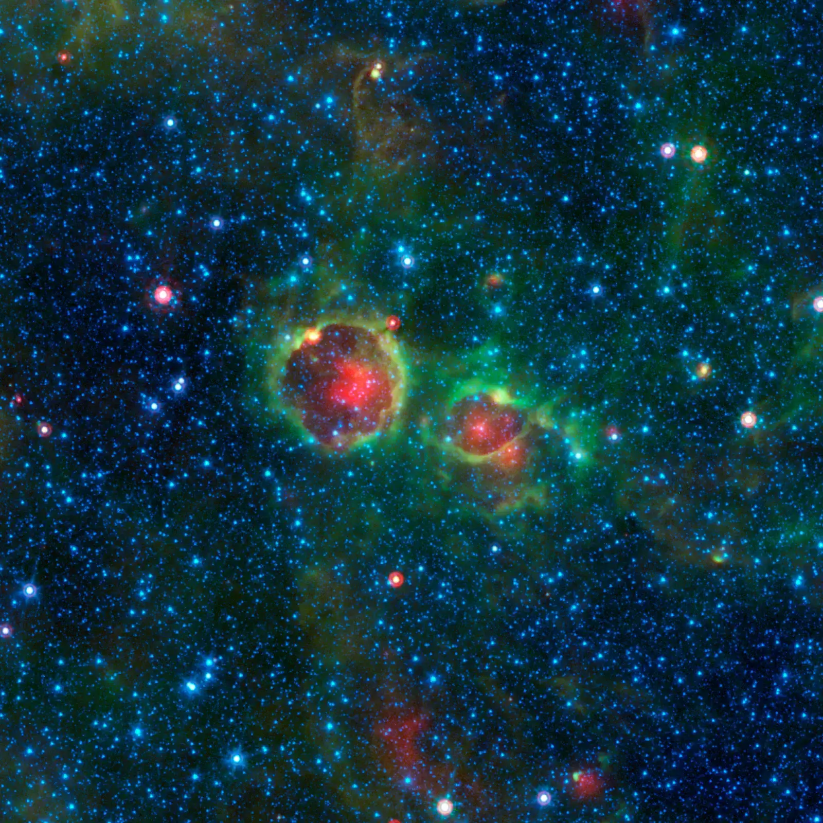 Feedback and Fury: When Stars Fight Their Own Birthplace (By NASA/JPL-Caltech, Public domain)