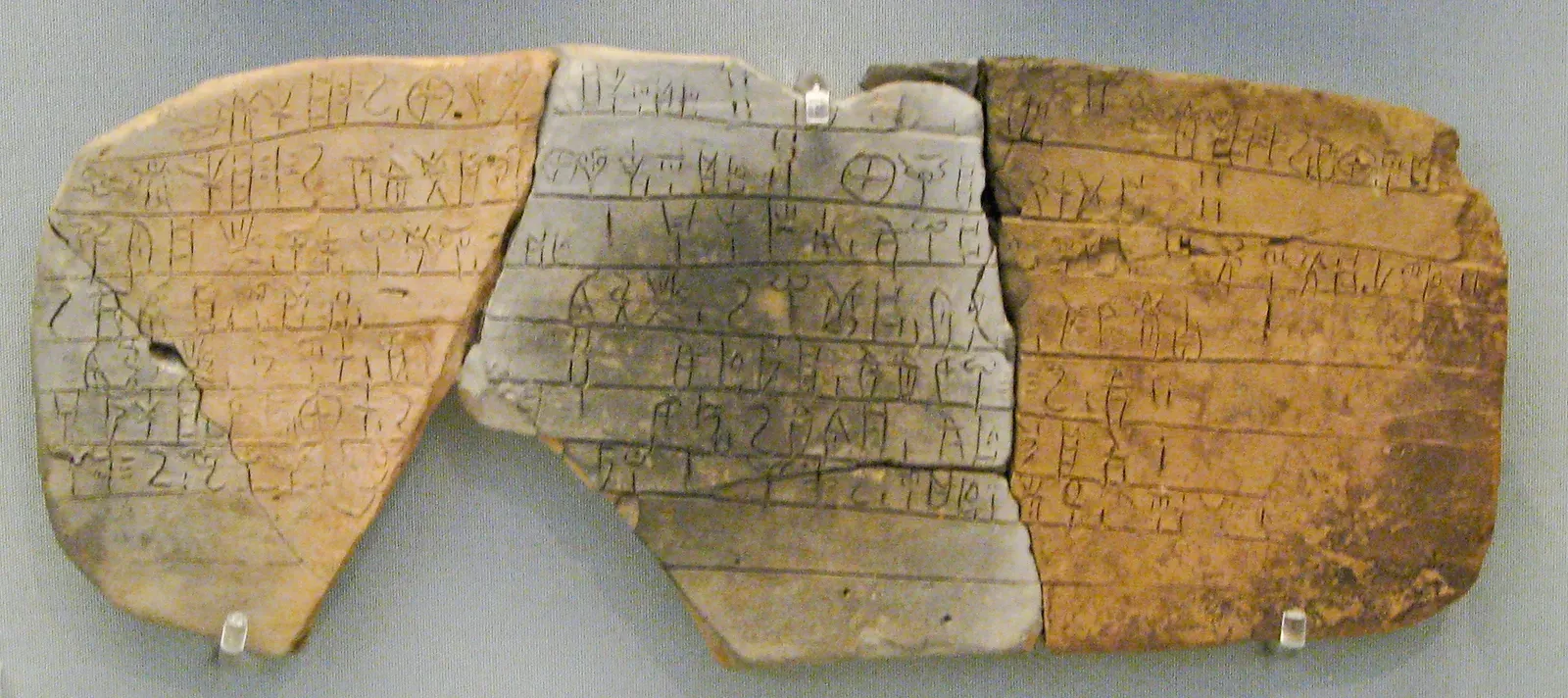 5. The Minoan Linear A Script: A Language That Has Never Been Decoded (originally posted to Flickr as How Cool Is Writing?, CC BY 2.0)