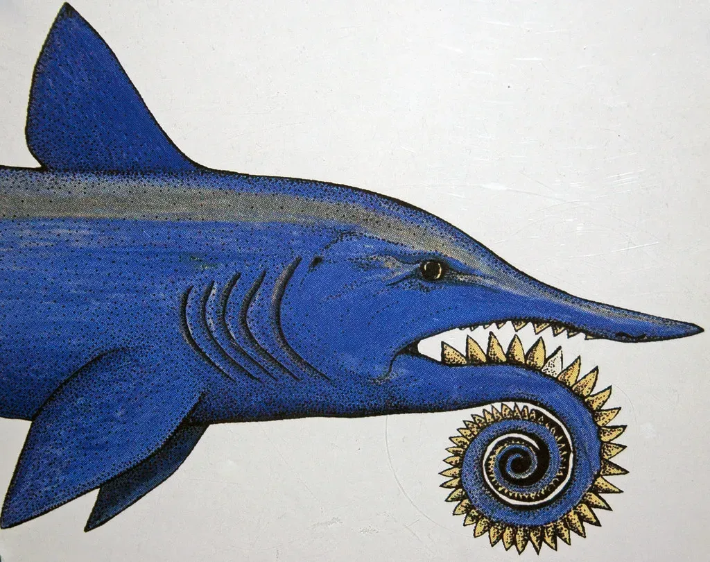 3. Helicoprion: The Shark With A Buzz‑Saw For A Jaw (James St. John, Flickr, CC BY 2.0)