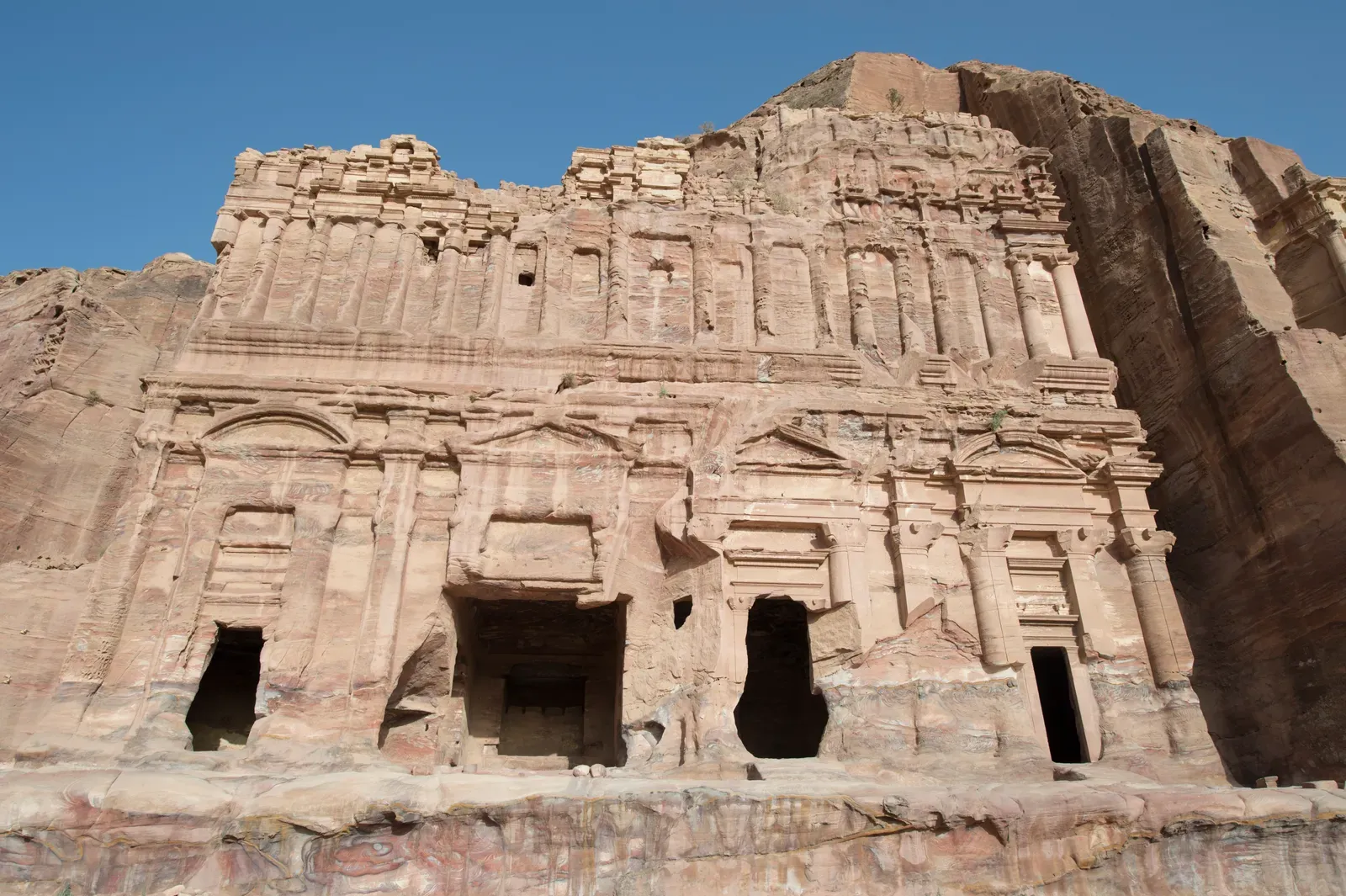 8. The Rock-Cut Temples and Cities: Petra, Ajanta, and the Architecture of Subtraction (By Dosseman, CC BY-SA 4.0)
