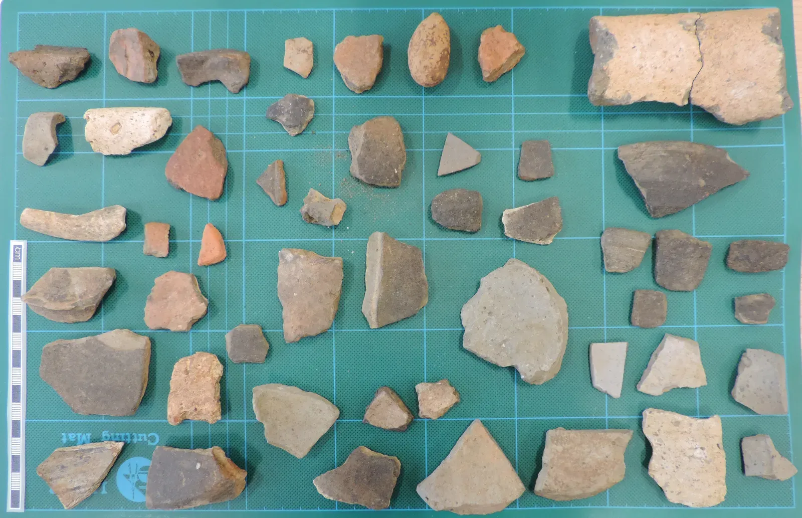 Pottery Fragments Map Cultural Connections (Image Credits: Wikimedia)
