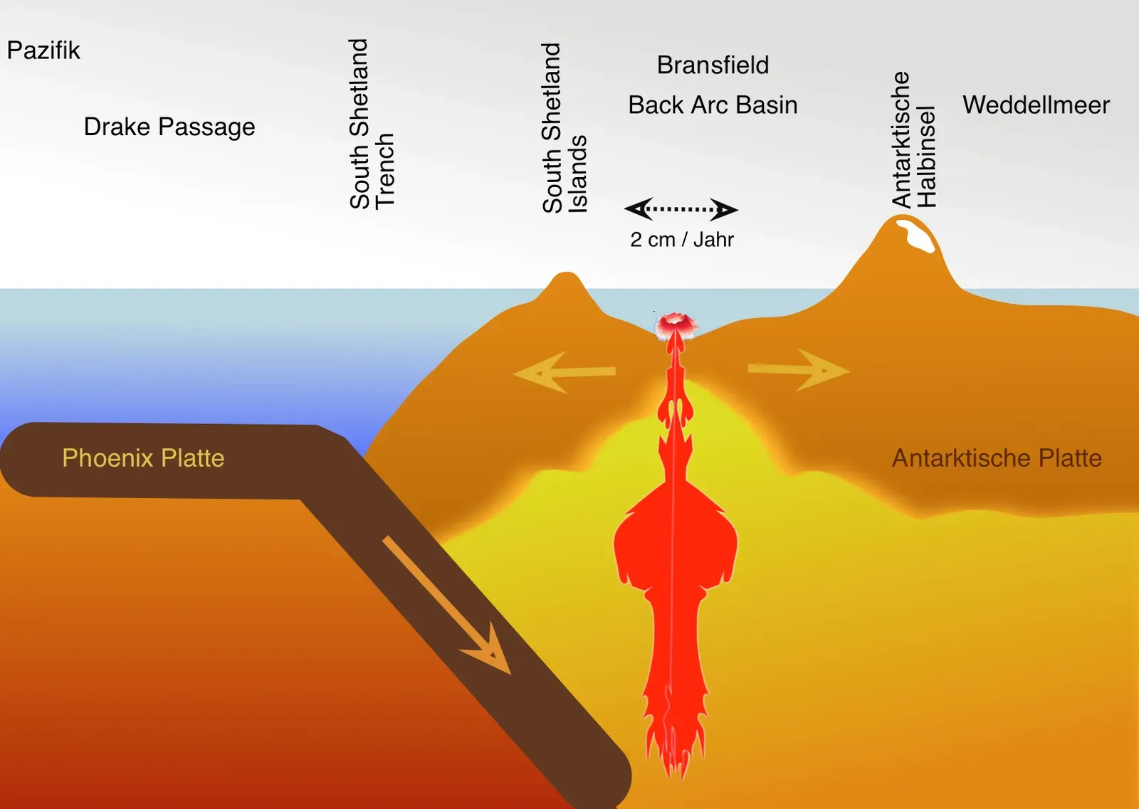 Ocean-to-Ocean Convergence: Island Arcs and Deep Trenches (Image Credits: Wikimedia)