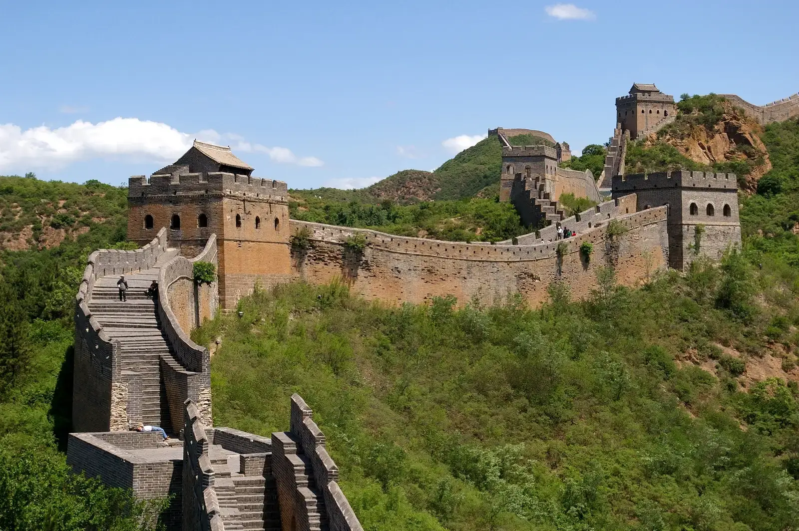 Ancient China: The Great Wall and Irrigation Systems (Image Credits: Wikimedia)