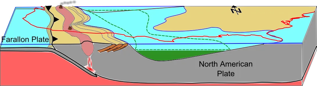 How Plate Tectonics and High Seas Tore the Continent in Two (Severely modified From a collection of figuresPreviously published: This figure has not been published before., CC BY-SA 3.0)