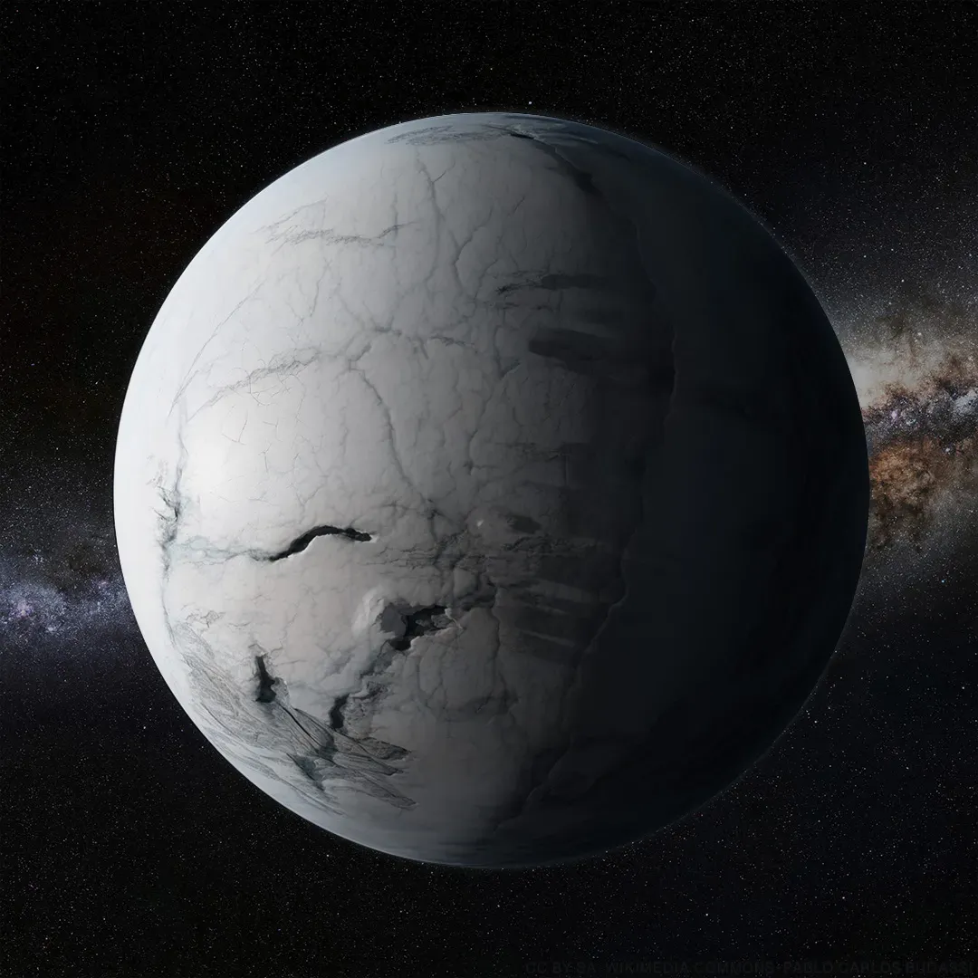 1. Snowball Earth: When the Planet Nearly Froze Solid (By Pablo Carlos Budassi, CC BY-SA 4.0)