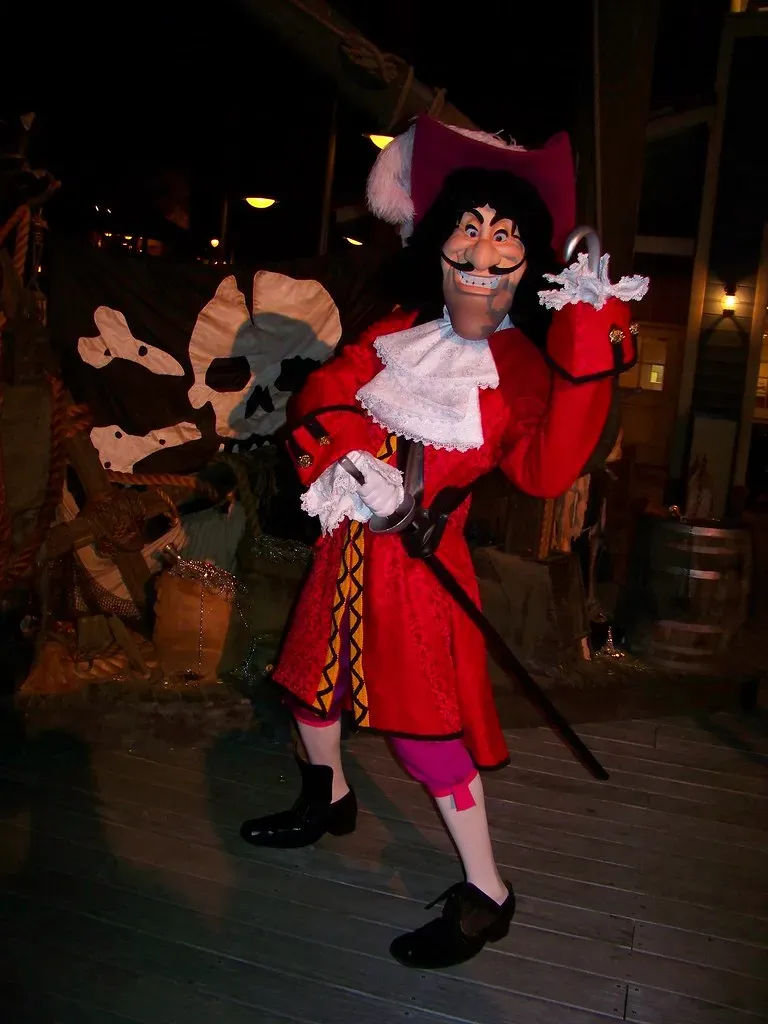 Sagittarius: Captain Hook from Peter Pan (Image Credits: Flickr)