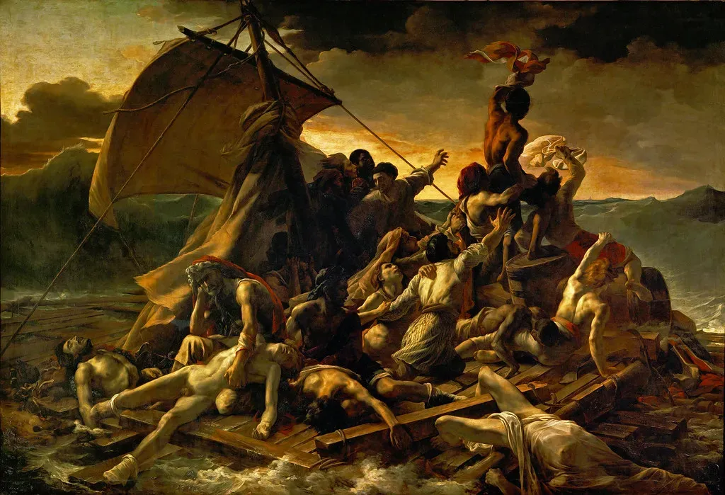 The Raft of the Medusa – Shipwreck, Cannibalism, and Political Scandal (Image Credits: Flickr)