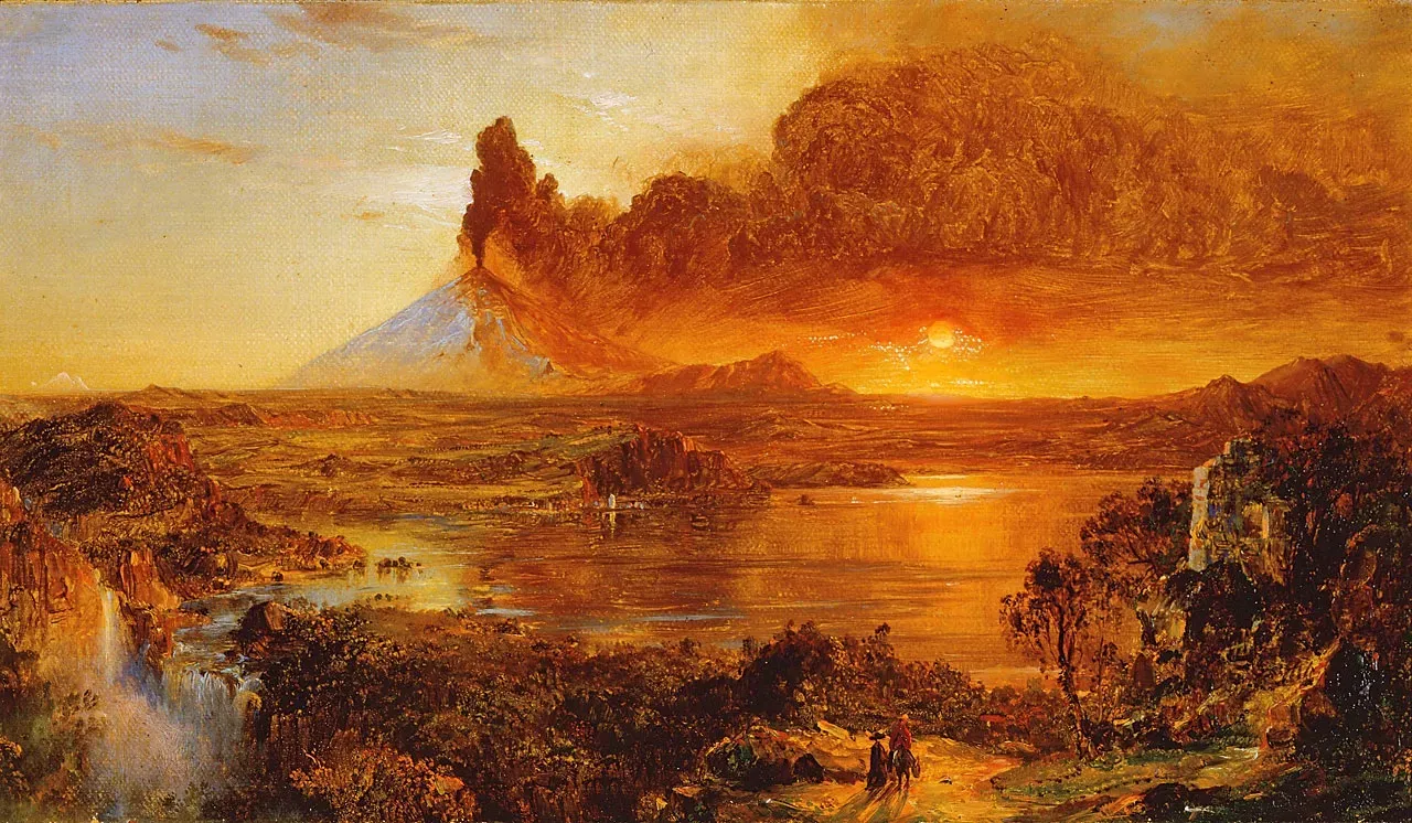 From Ashes to New Worlds: How Life Recovered and What It Tells Us (By Frederic Edwin Church, Public domain)