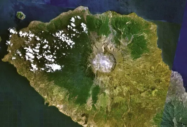 #11 - The Economic Crash Nobody Blames on a Volcano (By NASA Landsat7 image (worldwind.arc.nasa.gov), Public domain)