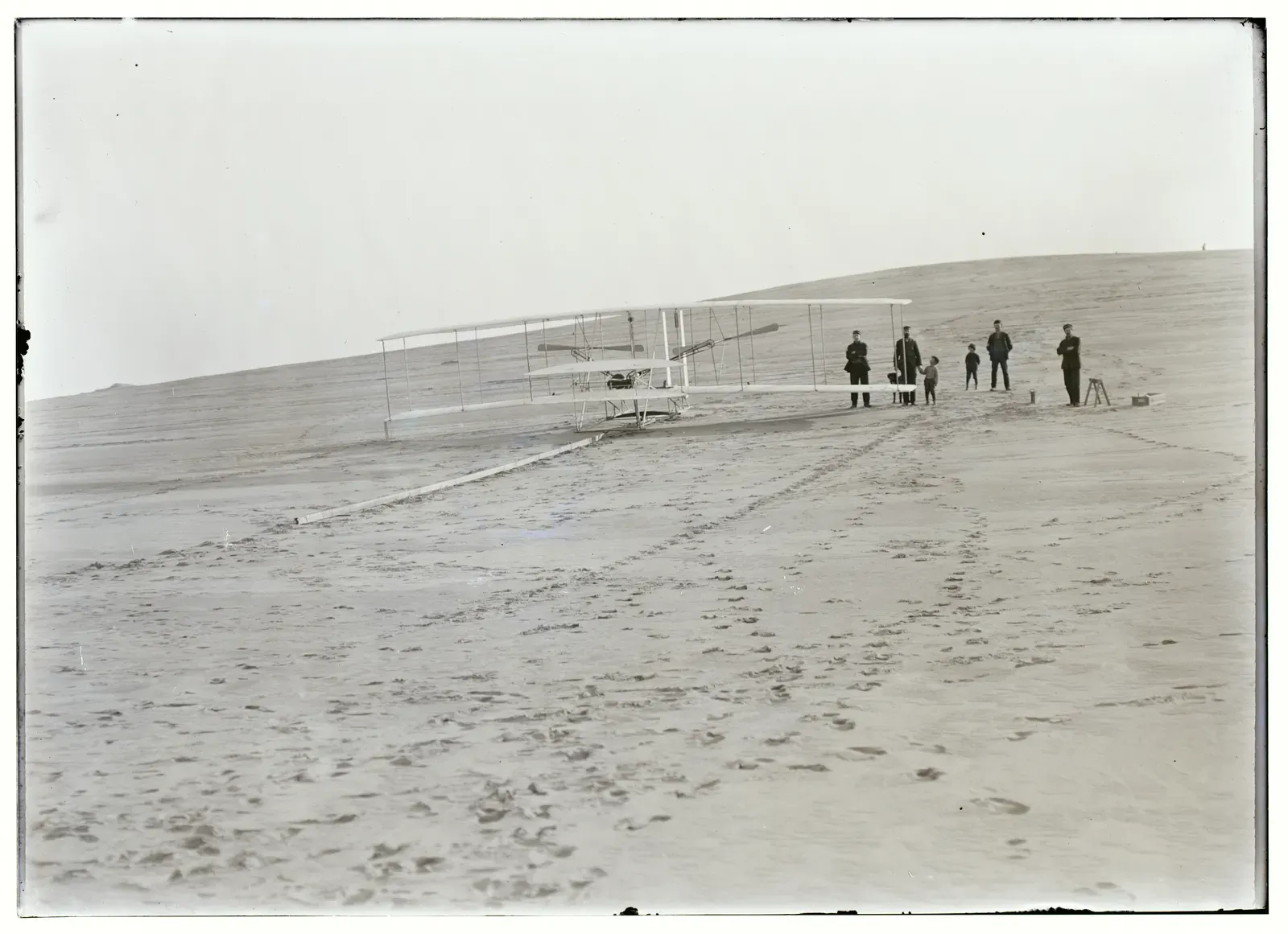 #1 - Kitty Hawk Wasn't the Public Spectacle Textbooks Imply (This image is available from the United States Library of Congress's Prints and Photographs division under the digital ID ppprs.00613.This tag does not indicate the copyright status of the attached work. A normal copyright tag is still required. See Commons:Licensing., Public domain)