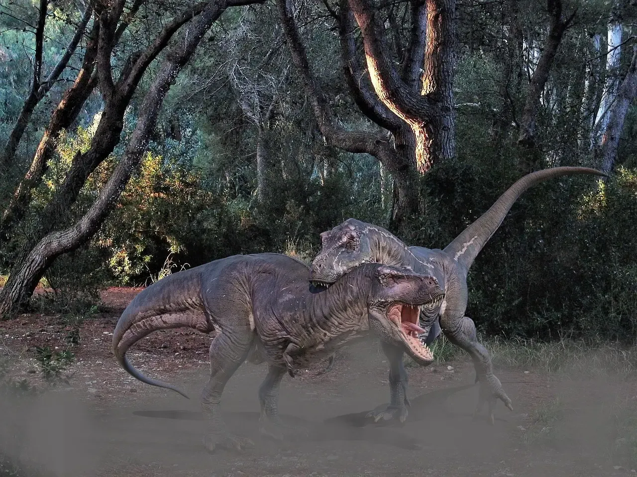 T. Rex vs. T. Rex: When the King Fights Itself (Image Credits: Pixabay)