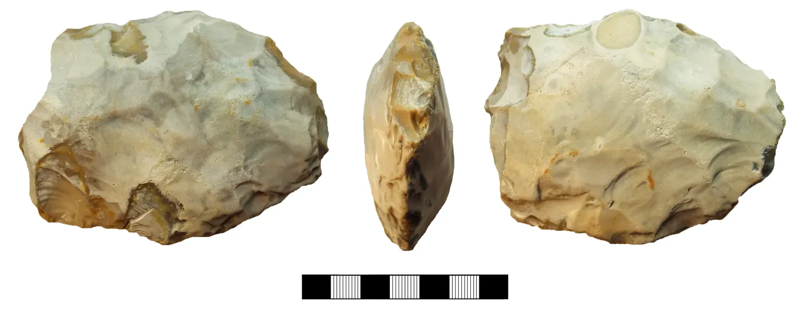 4. Ancient Stone Tools Stayed Nearly the Same for Over a Million Years (By Surrey County Council, Margaret Broomfield, 2014-04-29 16:55:46, CC BY-SA 2.0)