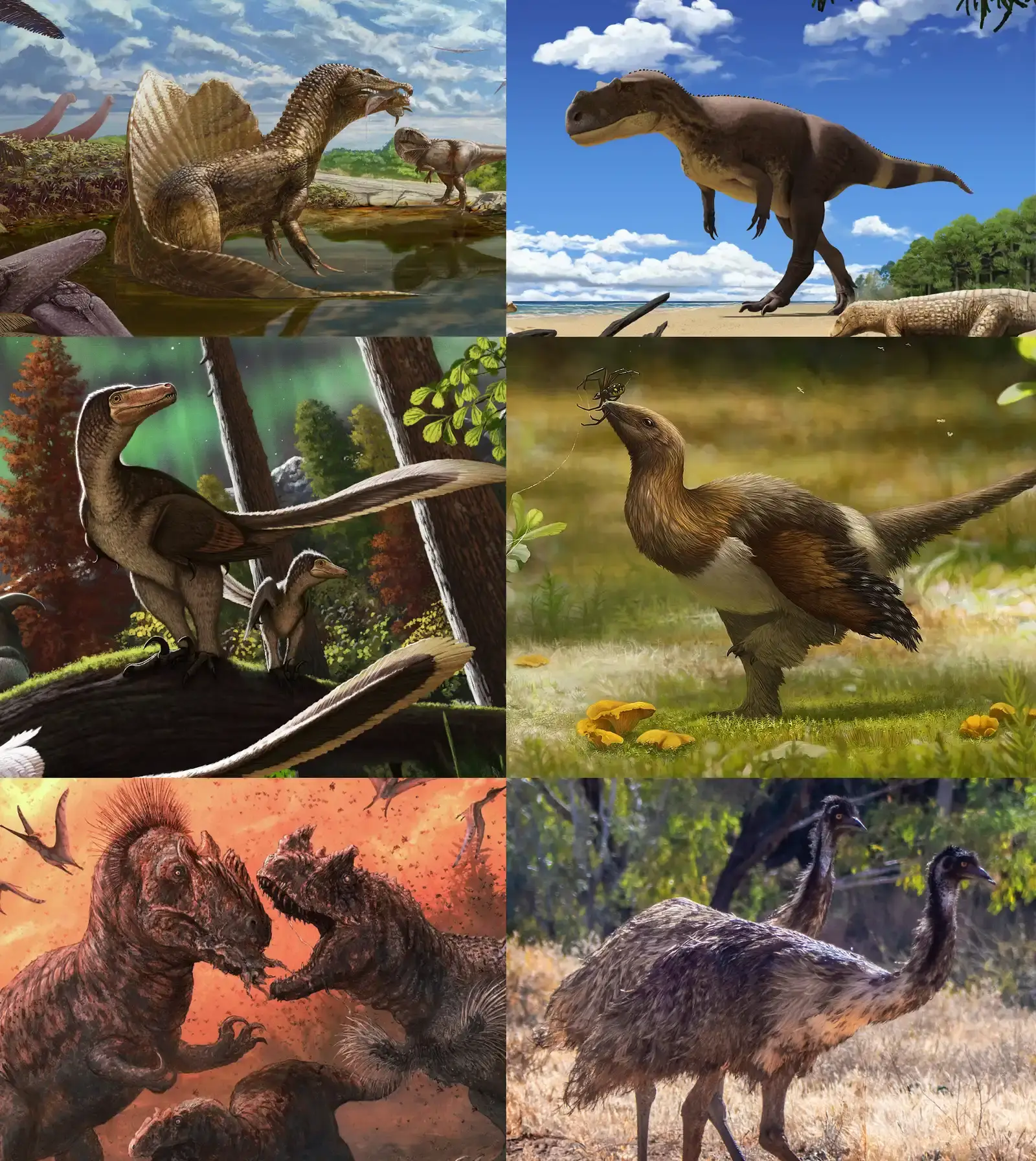 The Warm-Blooded Revolution: When Dinosaurs Changed Everything (By PaleoNeolitic (montage creator), CC BY 4.0)