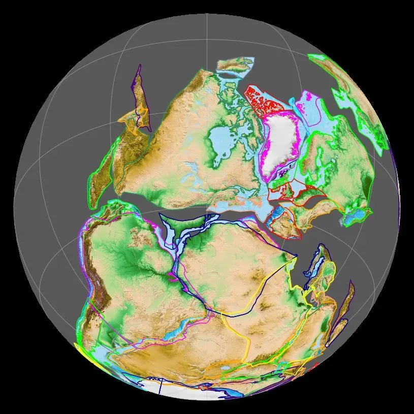 The Assembly of Gondwana: Multiple Collisions Creating a Southern Giant (Image Credits: Wikimedia)