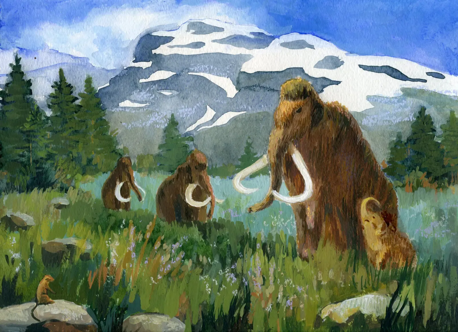 The Island Refuges: Tiny Worlds Where Mammoths Hung On (By Kira Sokolovskaia, CC BY-SA 3.0)