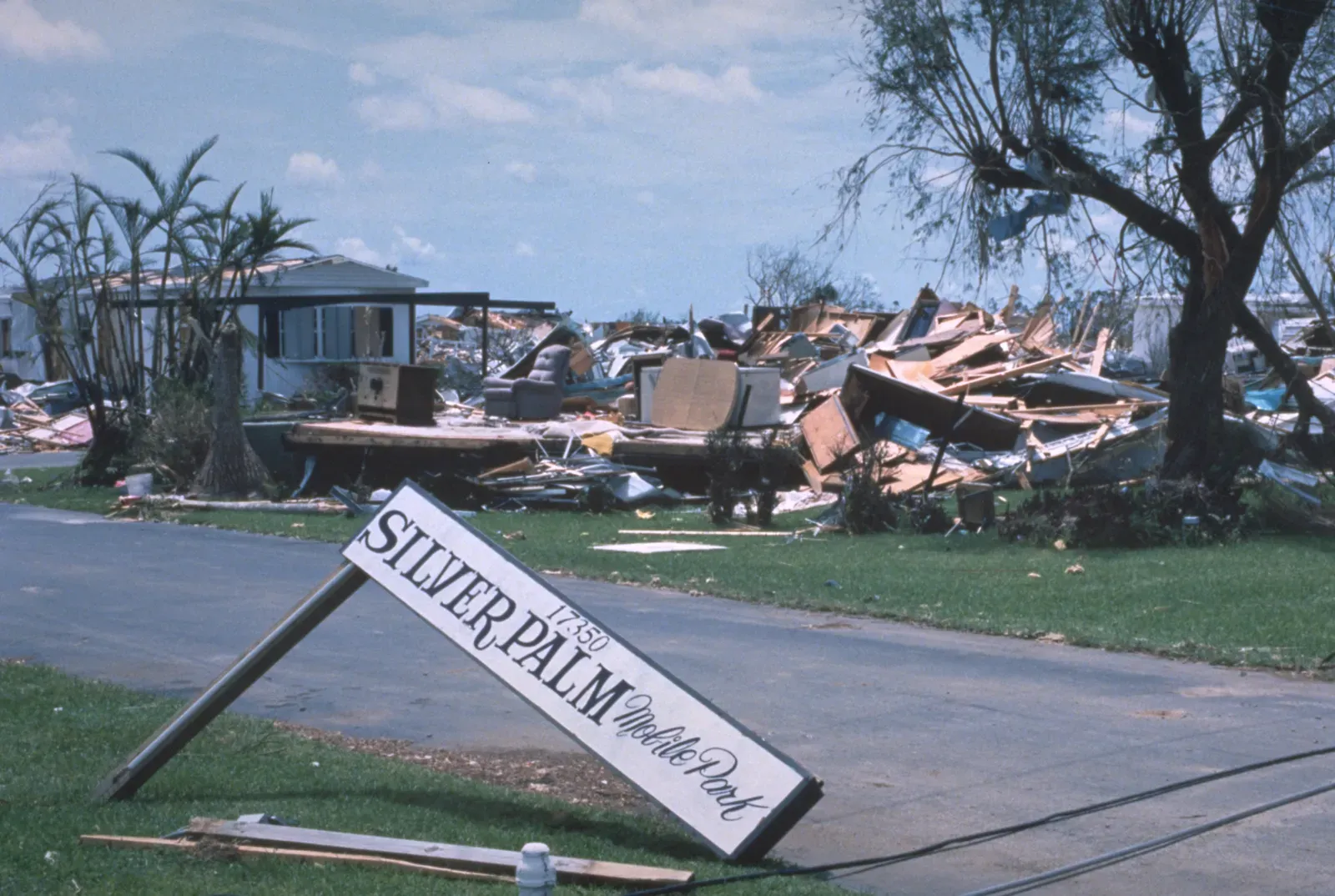#10 - Hurricane Andrew and the Storm That Rebuilt an Entire State's Rulebook (1992) (This image is from the FEMA Photo Library (obsolete as of 2019).An archived copy may be found at the Wayback Machine (note: link may be permanently dead, as not all photos were backed up in this way).If the FEMA link is permanently dead, the photo can be found at NARA Access to Archival Databases (only works if photo was taken between 1989 and October 2004), or at City-data.com., Public domain)