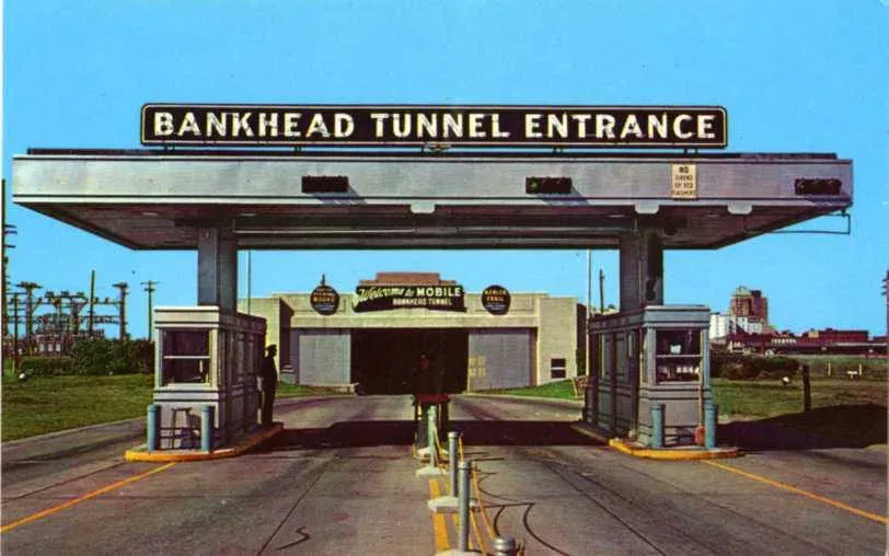 #2 - Bankhead Tunnel, Mobile, Alabama (1941) (By Unknown authorUnknown author, Public domain)