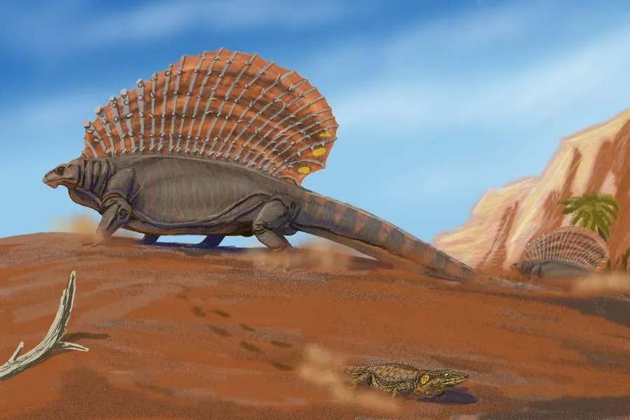 Edaphosaurus: The Peaceful Sail-Backed Grazer (Image Credits: Wikimedia)