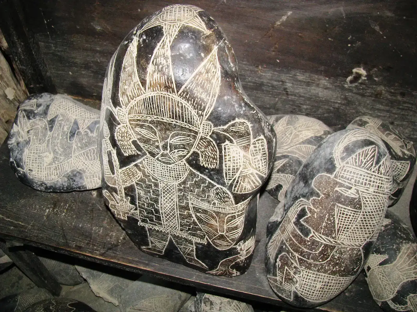 #10 - The Ica Stones: Dinosaurs Riding With Ancient Humans (Image Credits: (Image Creadits: Wikimedia Commons))