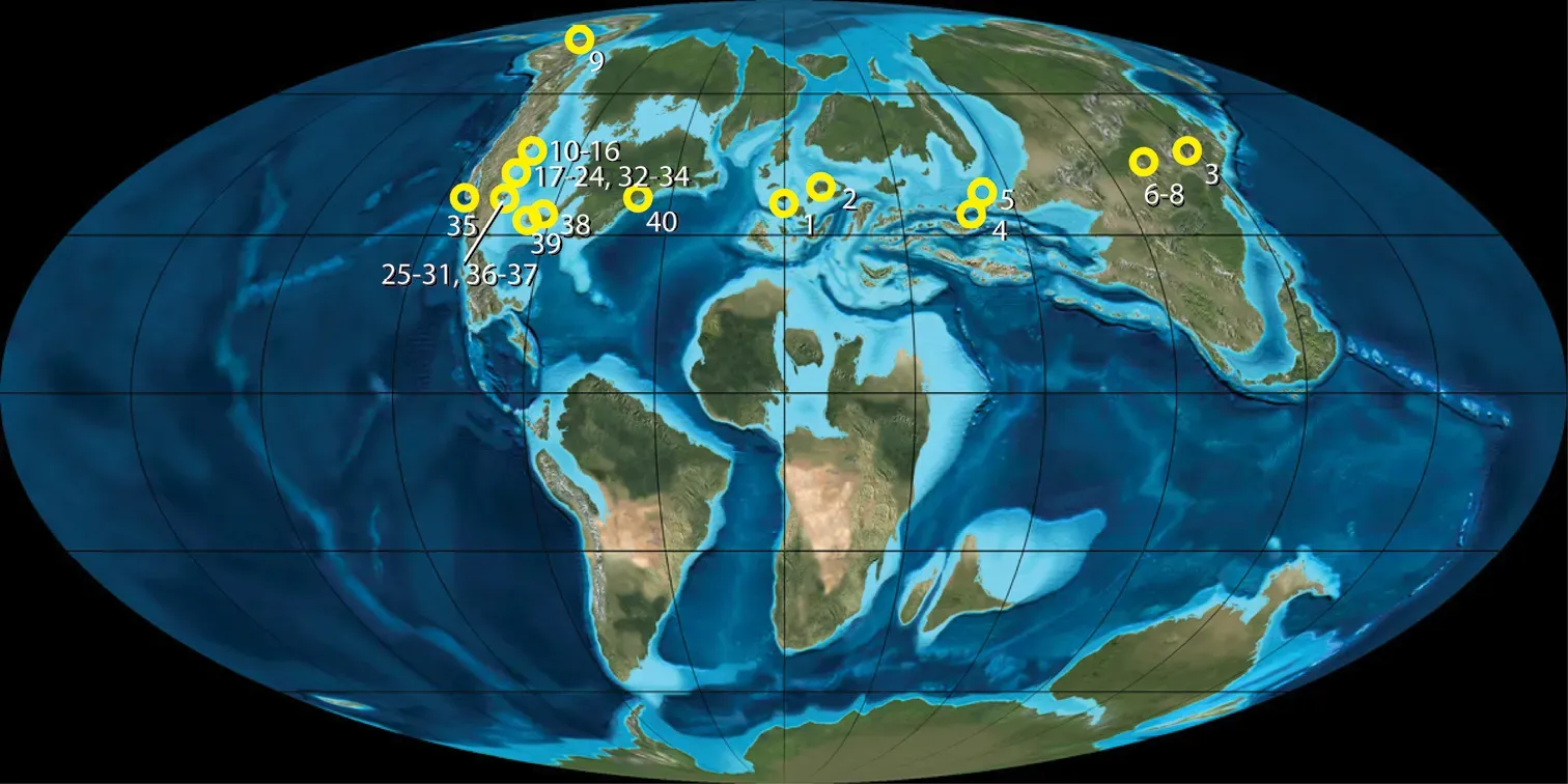 The Final Configuration: Continents, Currents, and the End of an Era (Williamson TE, Brusatte SL, Wilson GP (2014) The origin and early evolution of metatherian mammals: the Cretaceous record. ZooKeys 465: 1-76. doi:10.3897/zookeys.465.8178, CC BY 3.0)