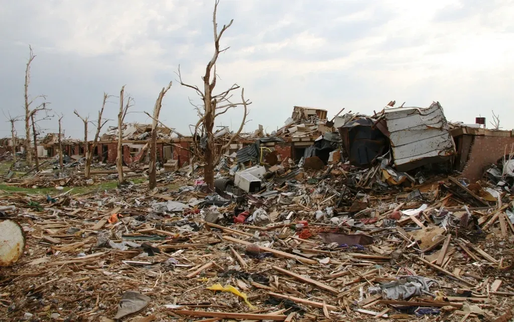 #12 - The Joplin Tornado That Made Storm Shelters Mainstream (2011) (Joplin tornado damage, Public domain)