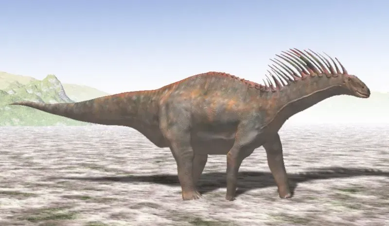 2. Amargasaurus: The Punk Rocker of the Jurassic (Image Credits: Wikimedia)