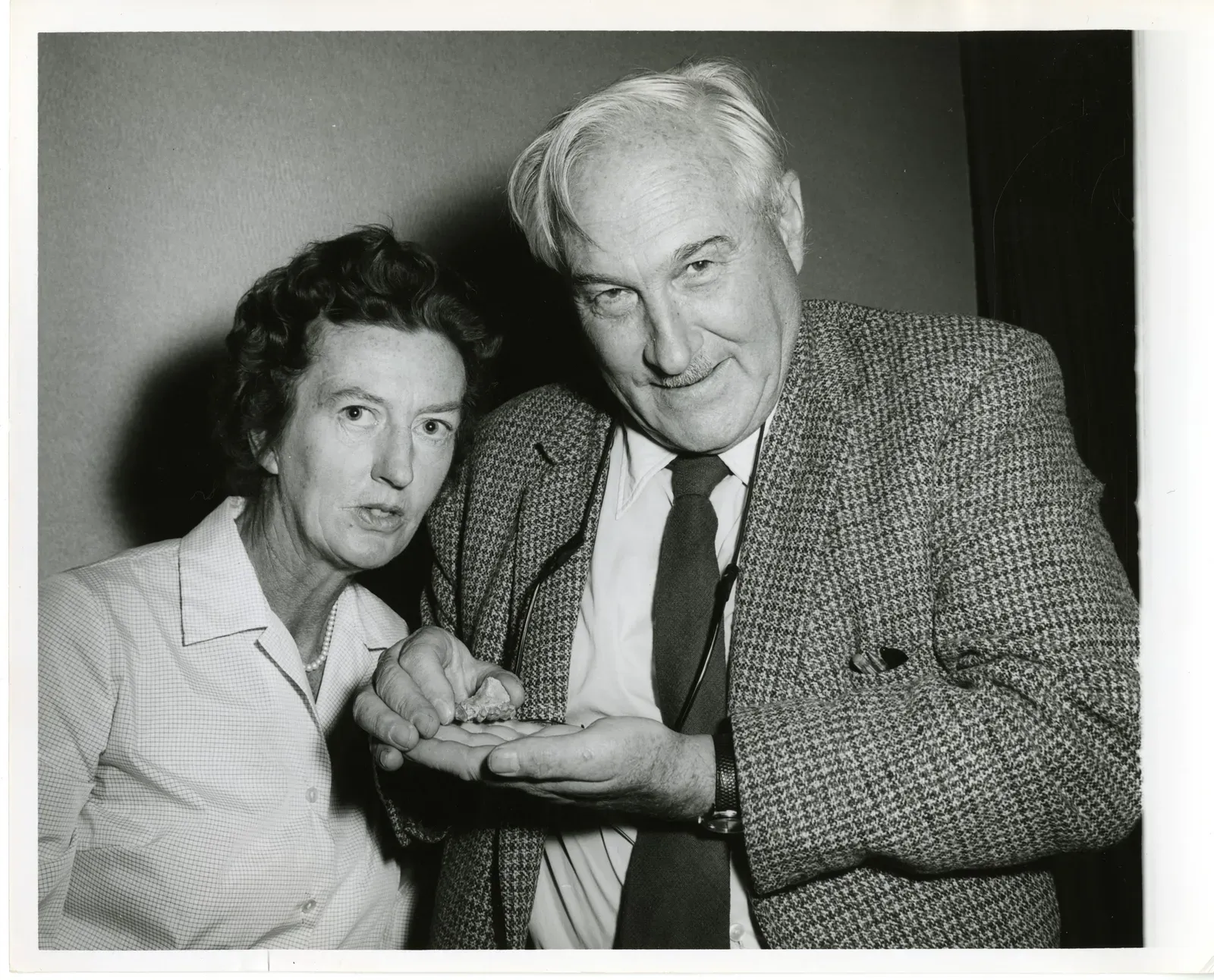 Mary and Louis Leakey: The Power Couple of Paleoanthropology ((left to right): Mary Douglas Nicol Leakey (1913-1996) and her husband Louis Seymour Bazett Leakey (1903-1972), No restrictions)
