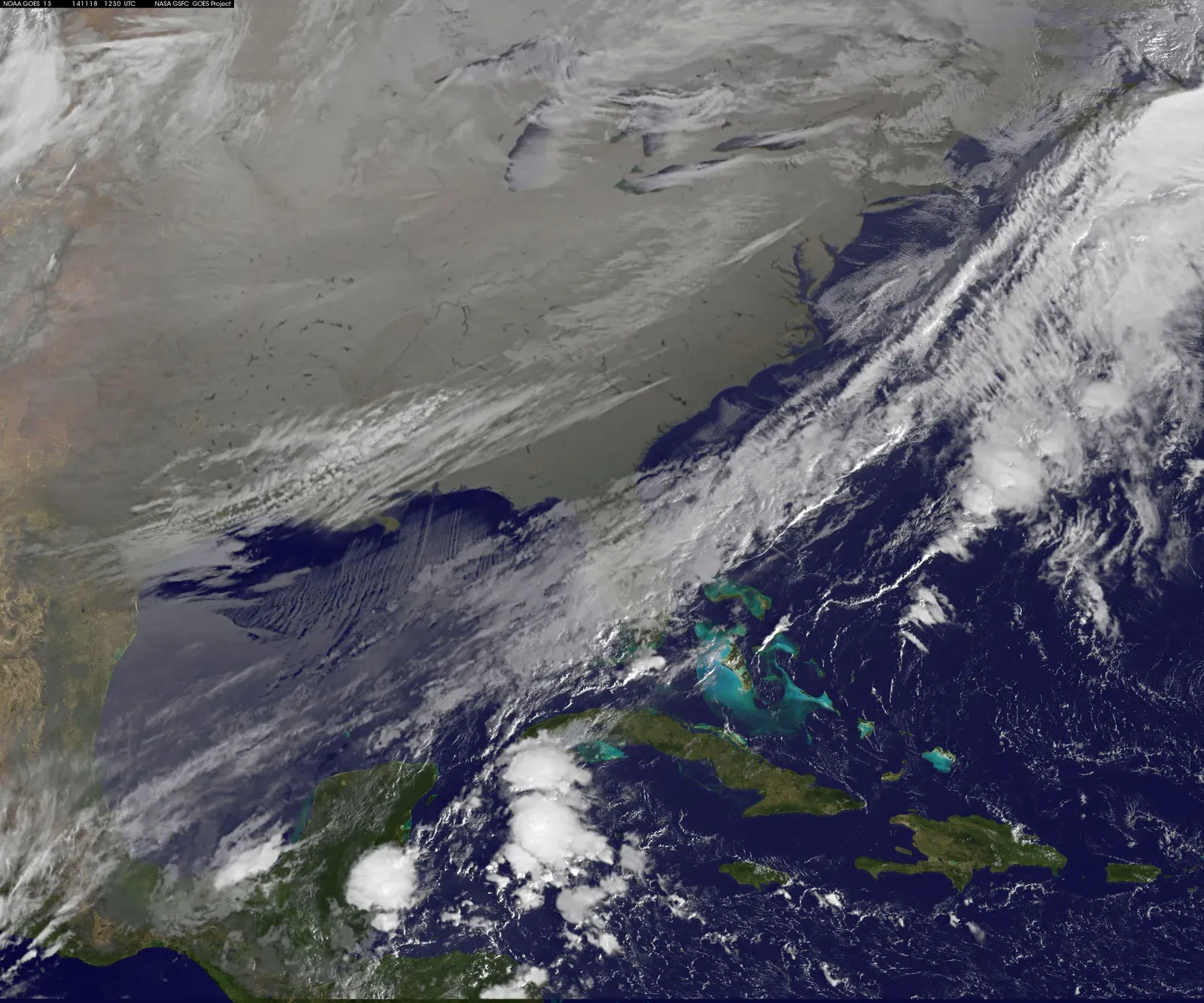 #11 - The Winter of 1899: The Great Arctic Outbreak (Satellite View of the U.S. Wrapped in a Frozen Blanket, Public domain)