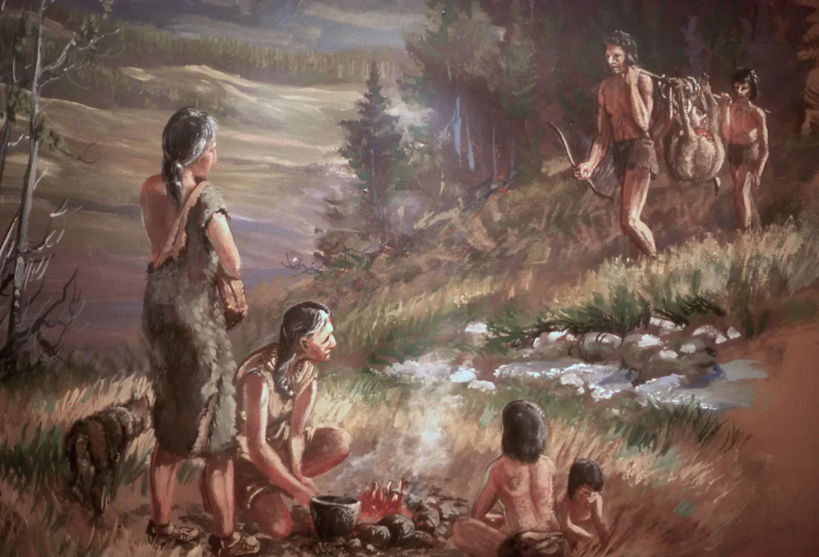 6. Smart Tools and Smarter Plans: Predators Pushed Human Innovation (By Artist unknown, Public domain)