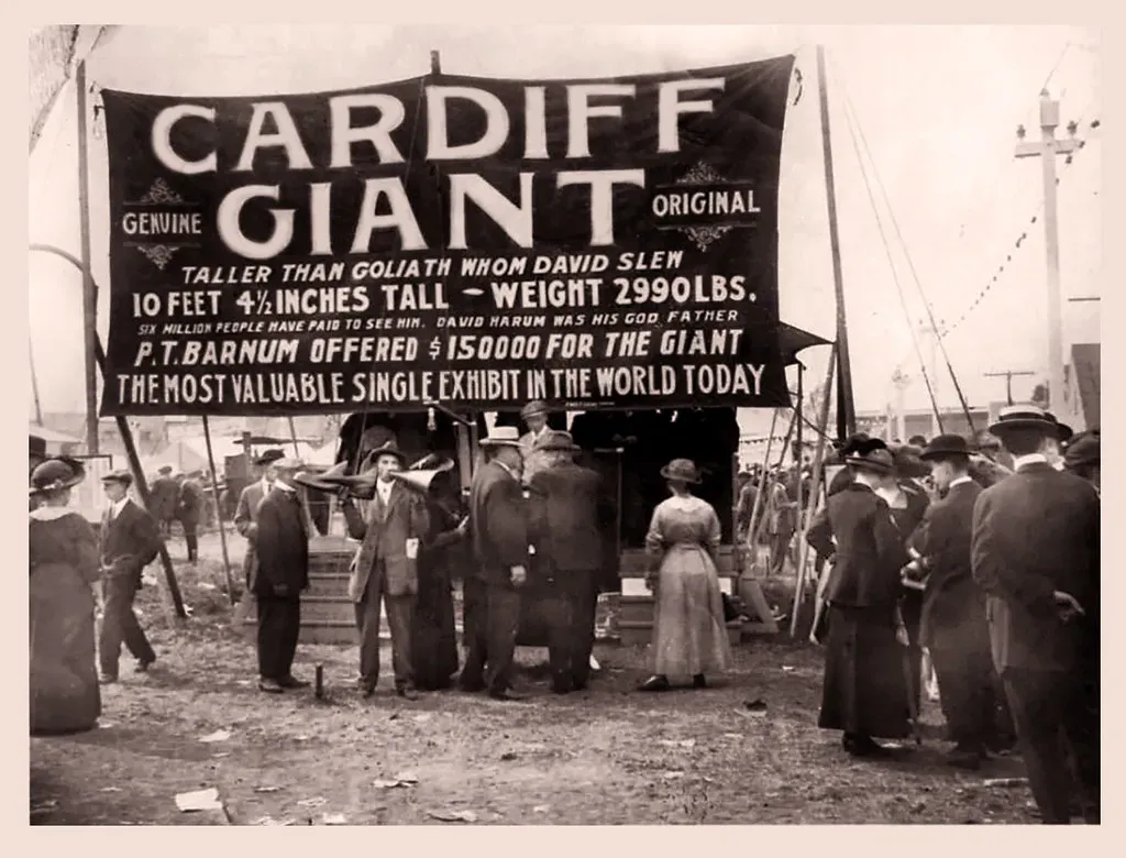 #2 - The Cardiff Giant Was a 10-Foot Gypsum Statue Buried on a Farm (Image Credits: Flickr)
