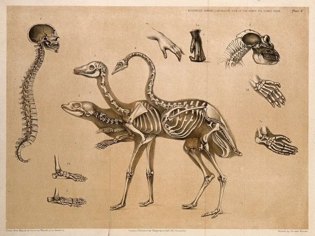 2. Bird Skeletons Are Basically Miniature Theropod Dinosaurs (Image Credits: Rawpixel)