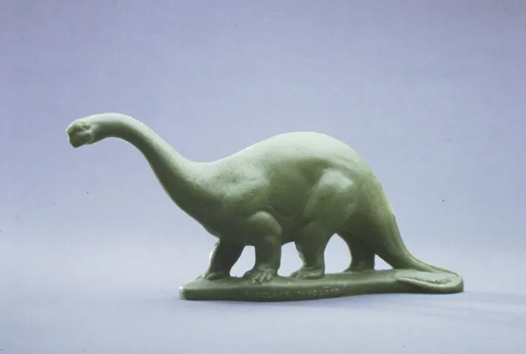 The Lumbering, Swamp-Lizard Brontosaurus That Never Really Existed (Slide by Children's Museum staff, CC BY-SA 3.0)