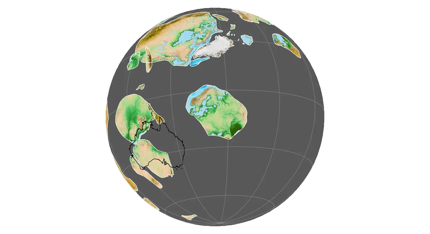 The Rodinia Supercontinent: Earth's Ancient Assembly (Image Credits: Wikimedia)