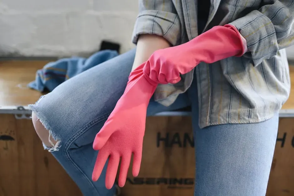 9. Use a Rubber Glove to De-Fur Furniture in Seconds (Image Credits: Pexels)