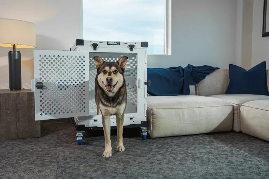 10. Try Crate Training the Right Way (Image Credits: Pexels)