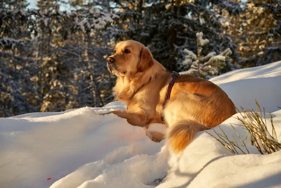 4. Golden Retriever - Sun-Colored Warmth in a Cold State (Image Credits: Pexels)
