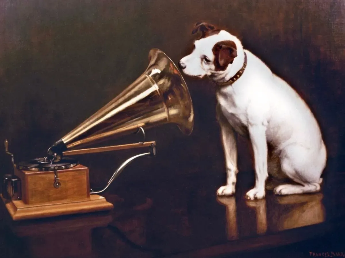 What the Research Actually Tells Us About Canine Musical Preferences (Victor Talking Machine Company, Public domain)