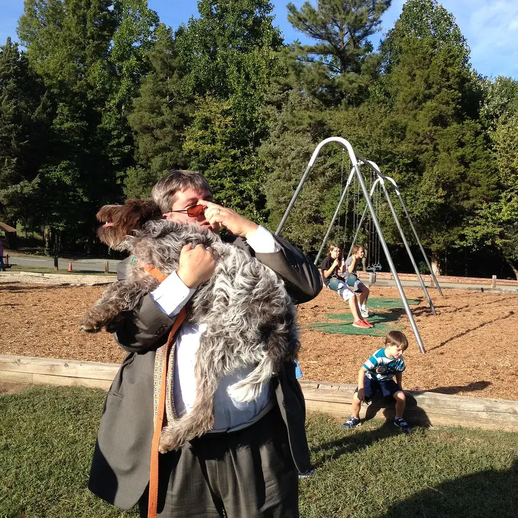 4. The Gentle Lean Against Your Leg (Image Credits: Flickr)