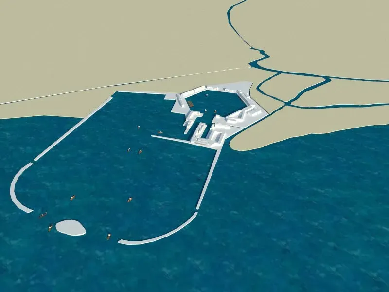 #11 - Portus, Italy: The Hexagonal Basin That Lost Its Sea (By Ludopedia, CC BY-SA 3.0)