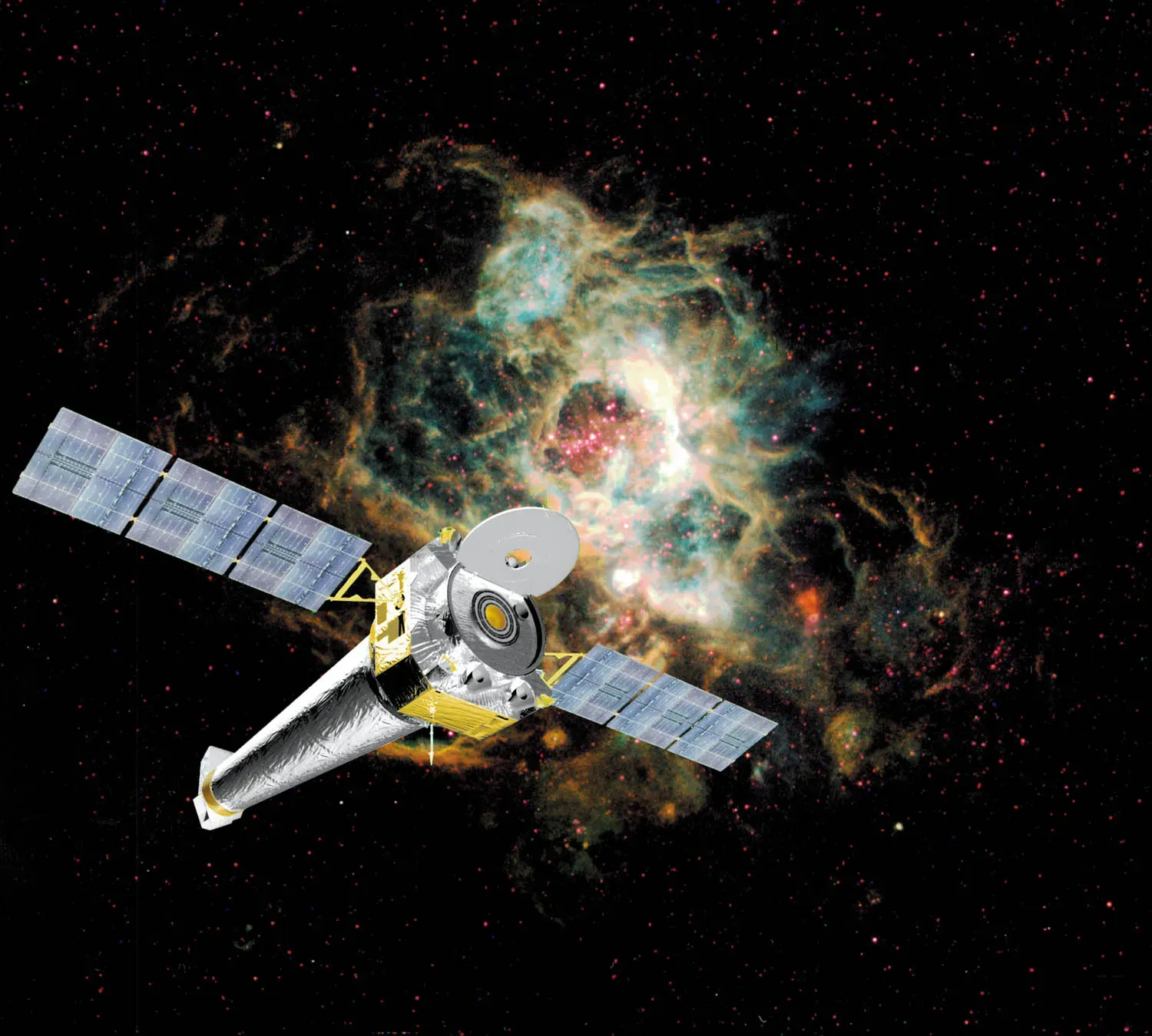 10. Chandra X-ray Observatory Reveals the Hidden Universe (Public domain)