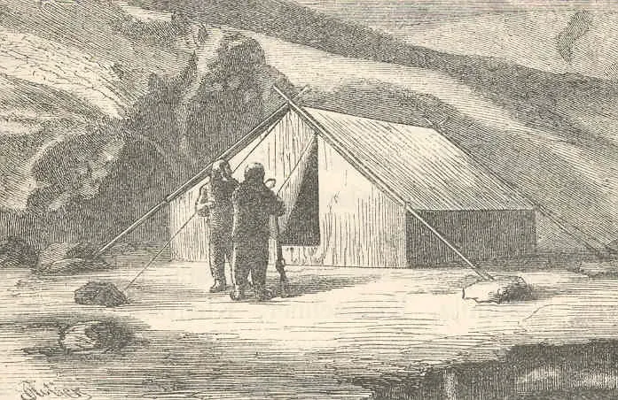 #4 The Arctic Expedition Cache Waiting in the Permafrost (Koldewey, Karl (1874)       German Arctic Expedition of 1869-70, and Narrative of the Wreck of the 'Hansa' in the Ice, London:  Sampson Low, Marston, Low, & Searle, p. 313, Public domain)