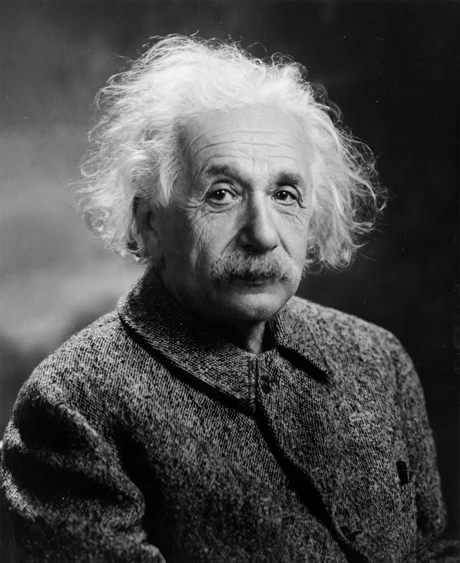 #13 - Einstein Was Offered the Presidency of Israel (This image is available from the United States Library of Congress's Prints and Photographs division under the digital ID cph.3b46036.This tag does not indicate the copyright status of the attached work. A normal copyright tag is still required. See Commons:Licensing., Public domain)