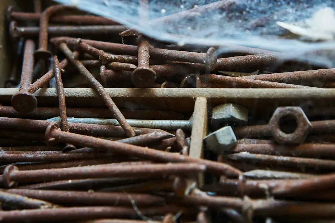 #2 Old Nails, Wire, And Forgotten Bits Of Metal (Image Credits: Unsplash)